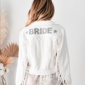 Fringe bride jacket